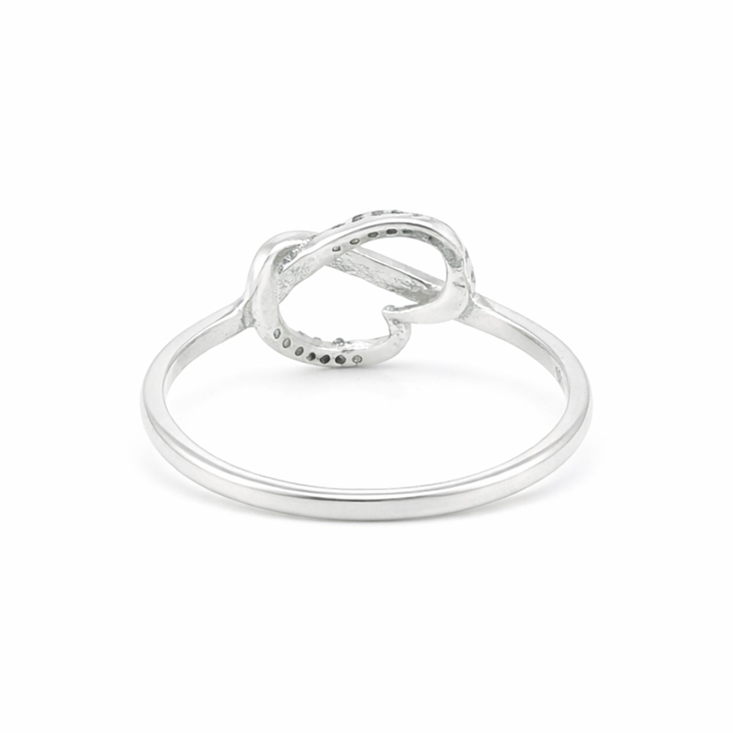 Everyday Wear Black Moissanite Round Ring in 925 Sterling Silver for Anniversary