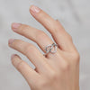 Everyday Wear Black Moissanite Round Ring in 925 Sterling Silver for Anniversary