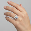 Certified Blue Aquamarine Oval Ring Crafted in 925 Sterling Silver Gift for Her