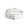 Certified Solitaire Black Moissanite Round Ring in 925 Sterling Silver