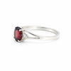 Certified Oval Red Garnet Ring in 925 Sterling Silver for Women Premium Pick