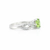 Green Amethyst Ring 2.00 Ct Round Cut 925 Sterling Silver for Her Everyday Wear