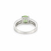 Certified Green Amethyst Round Ring Crafted in 925 Sterling Silver Gift for Her