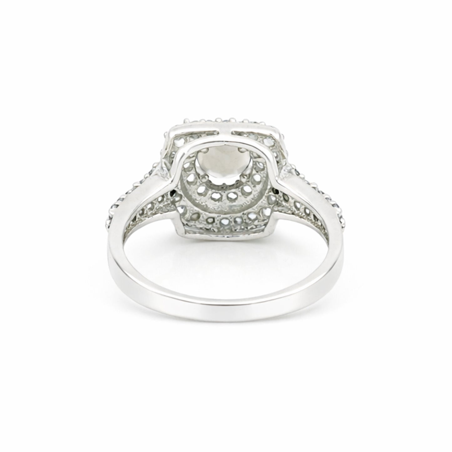 925 Sterling Silver Round Cut Brown Topaz Ring 4.50 Ct for Wedding Bridal Style