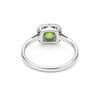 Green Amethyst 2.45 Ct Ring in 925 Sterling Silver Handmade for Women Boho Style