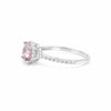 925 Sterling Silver Pink Kunzite Round Cut Ring for Women Everyday Wear