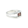 Red Garnet Ring 3.73 Ct Round Cut 925 Sterling Silver for Wedding Vintage Style