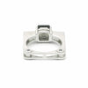 Brown Topaz Ring Princess Cut 4.50 Ct 925 Sterling Silver for Her Luxury Style