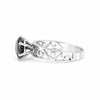 Black Moissanite Ring 2.64 Ct Round Cut 925 Sterling Silver Gift for Her