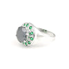 Moissanite Gemstone Ring 3.46 Ct. Round Cut 925 Sterling Silver Wedding Gift Her