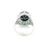 Moissanite Gemstone Ring 3.46 Ct. Round Cut 925 Sterling Silver Wedding Gift Her