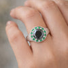 Moissanite Gemstone Ring 3.46 Ct. Round Cut 925 Sterling Silver Wedding Gift Her
