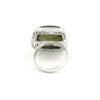 Multi-Color Labradorite Cushion Ring 9.00 Ct. 925 Sterling Silver Stackable Eter