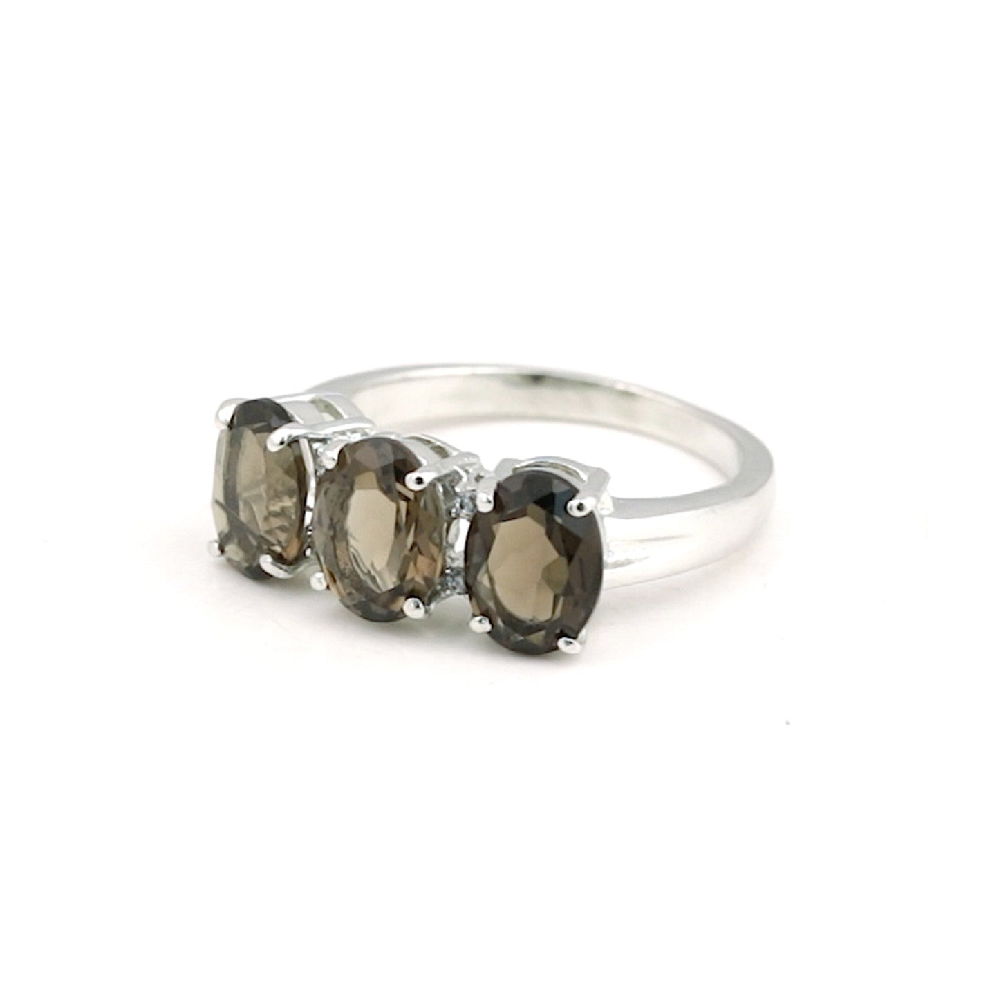 Topaz Oval Solitaire Ring 3.58 Ct. 925 Sterling Silver Anniversary Fine Jewelry