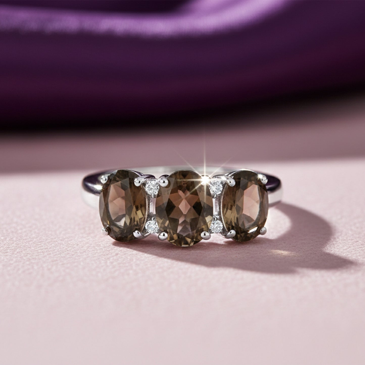 Topaz Oval Solitaire Ring 3.58 Ct. 925 Sterling Silver Anniversary Fine Jewelry