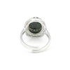 Blue Sapphire Solitaire Ring 6.50 Ct. Oval Cabochon Cut 925 Sterling Silver Stac