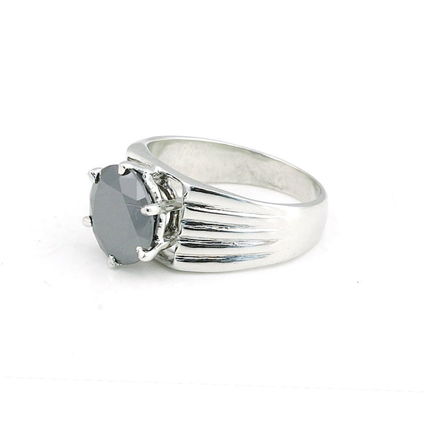 2.65 Ct. Moissanite Round Cut Ring 925 Sterling Silver Women Fine Jewelry