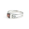 Red Garnet Oval Cut Solitaire Ring 2.10 Ct. 925 Sterling Silver Gift for Her