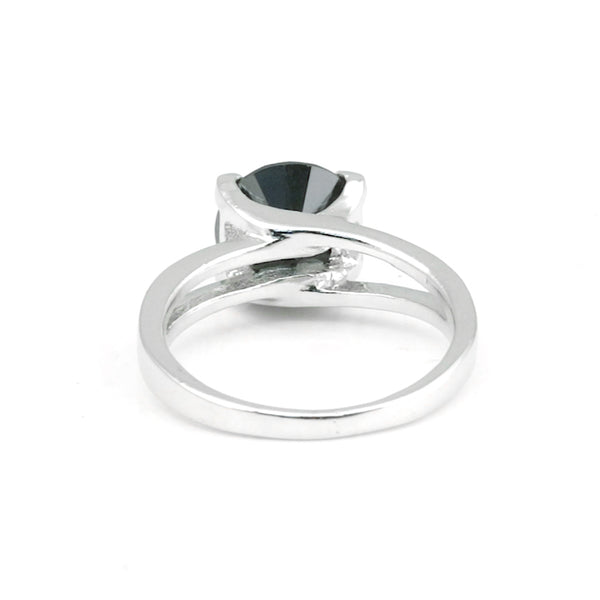 Moissanite Round Cut 3.65 Ct. Gemstone Ring 925 Sterling Silver Women Gift