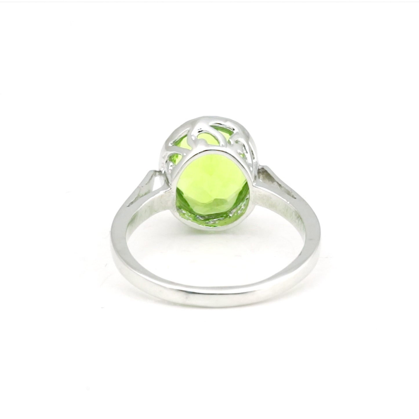 3.25 Ct. Amethyst Oval Cut Ring 925 Sterling Silver Women Fine Jewelry