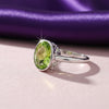 3.25 Ct. Amethyst Oval Cut Ring 925 Sterling Silver Women Fine Jewelry