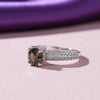 Topaz Gemstone Ring 3.54 Ct. Round Cut 925 Sterling Silver Valentine's Day Gift
