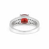 Red Ruby Round Ring 1.24 Ct. 925 Sterling Silver Stackable Eternity Band Gift