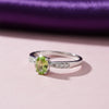Amethyst Oval Solitaire Gemstone Ring 2.45 Ct. 925 Sterling Silver Women Gift He