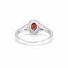 Red Ruby Oval Cut Solitaire Ring 2.28 Ct. 925 Sterling Silver Gift for Her