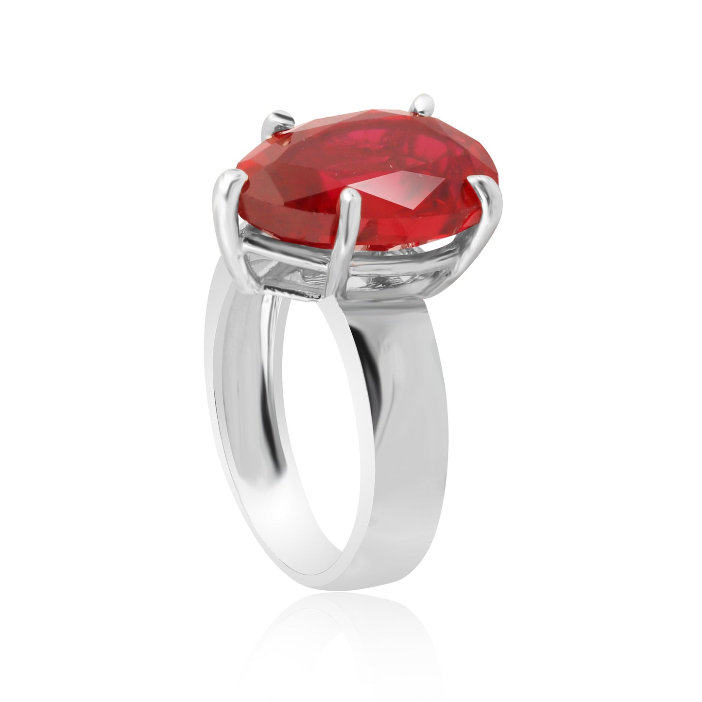 Ruby Pear Cut 3.50 Ct. Gemstone Ring 925 Sterling Silver Women Gift for Women