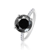 Moissanite Round Solitaire Ring 4.30 Ct. 925 Sterling Silver Wedding Fine Jewelr