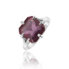 Amethyst Square Cut 3.75 Ct. Gemstone Ring 925 Sterling Silver Women Gift