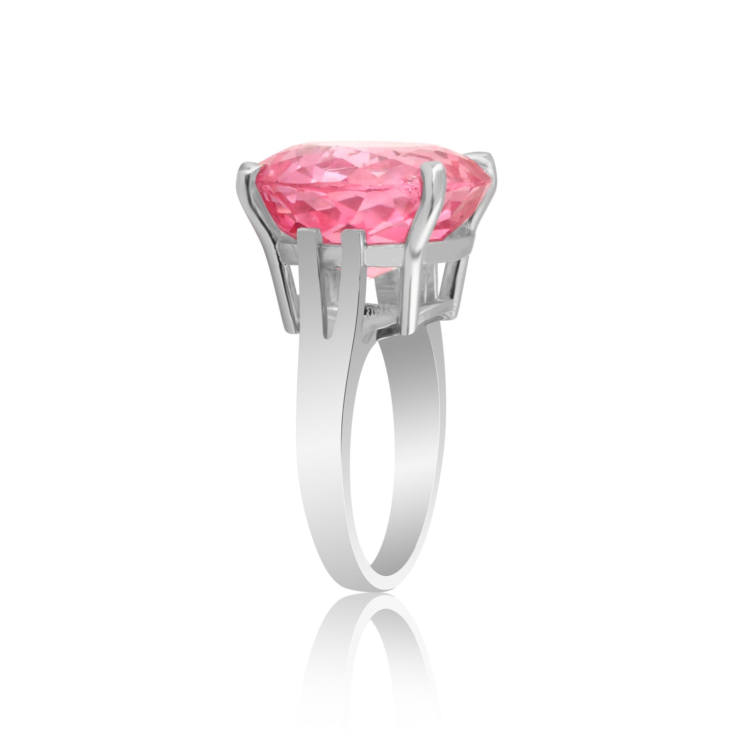 Tourmaline Round Solitaire Gemstone Ring 3.80 Ct. 925 Sterling Silver Women Gift