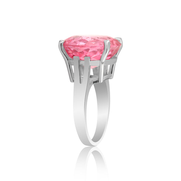 Tourmaline Round Solitaire Gemstone Ring 3.80 Ct. 925 Sterling Silver Women Gift