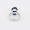 2.50 Ct. Sapphire Round Solitaire Ring 925 Sterling Silver Wedding Fine Jewelry
