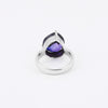 Purple Amethyst Solitaire Ring 3.65 Ct. Round Cut 925 Sterling Silver Stackable