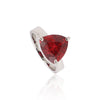 Ruby Marquise Solitaire Ring 2.50 Ct. 925 Sterling Silver Valentine's Day Fine J