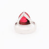 Ruby Marquise Solitaire Ring 2.50 Ct. 925 Sterling Silver Valentine's Day Fine J