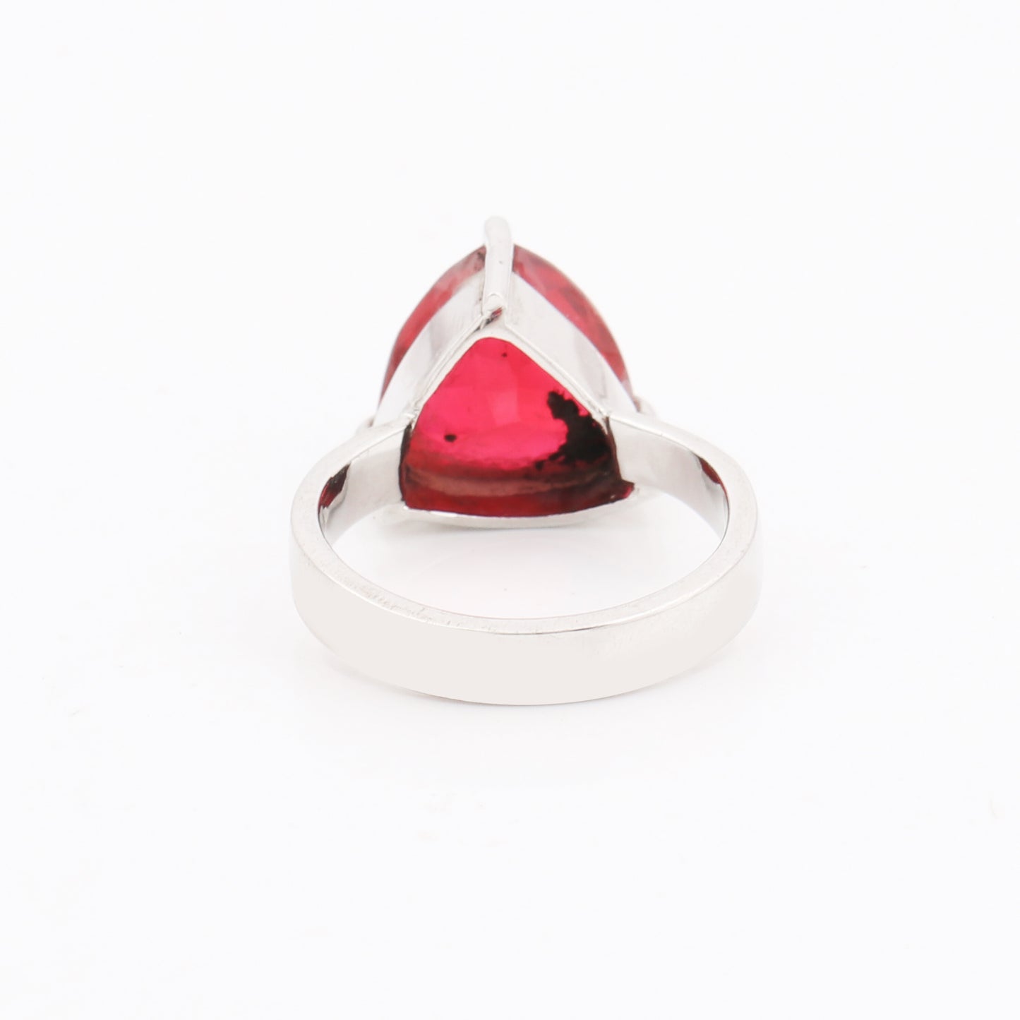 Ruby Marquise Solitaire Ring 2.50 Ct. 925 Sterling Silver Valentine's Day Fine J