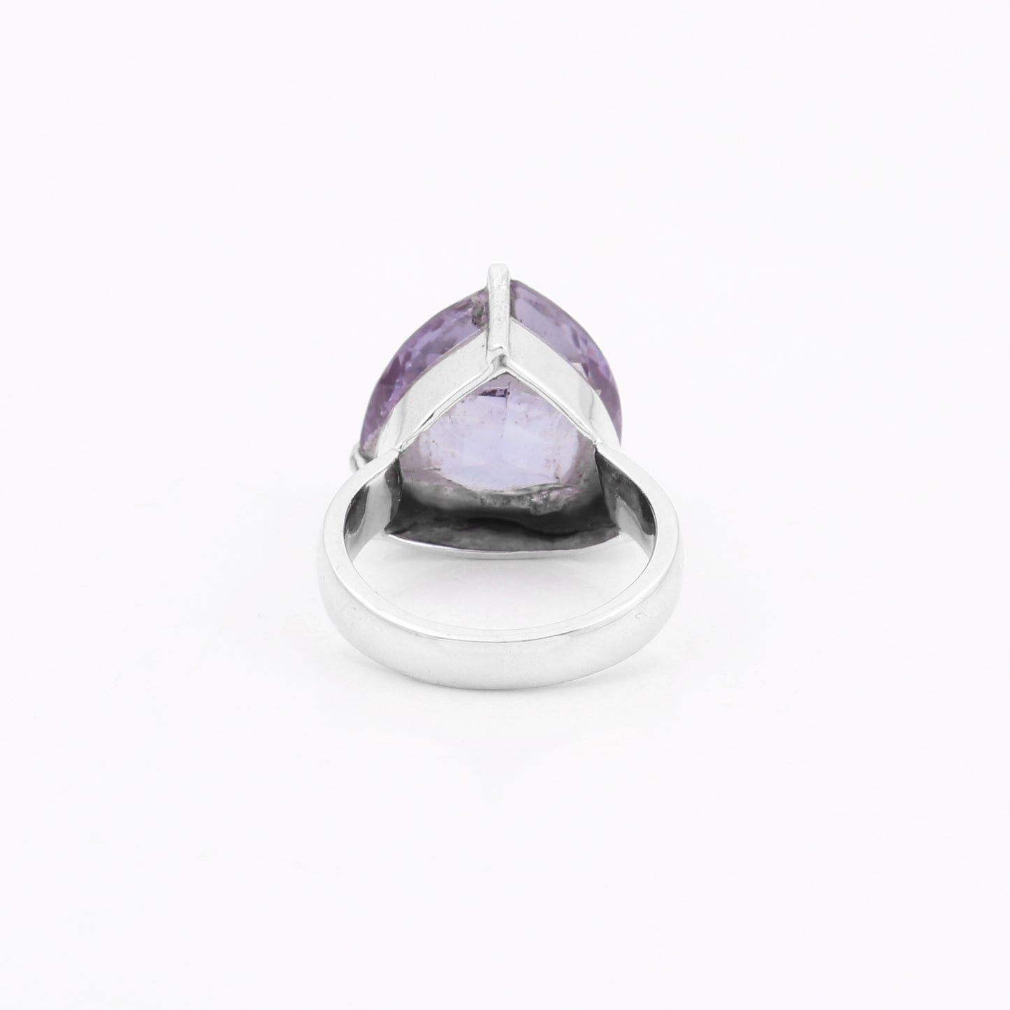 Amethyst Trillion Cut Ring 2.50 Ct. 925 Sterling Silver Gift for Her Women