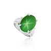 Sapphire Oval Cabochon Cut 6.50 Ct. Gemstone Ring 925 Sterling Silver Women Gift