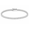 4.75Ct Round Natural Diamond Certified Exquisite Tennis Bracelet 14k White Gold