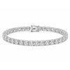 Wedding Gift 10.35Ct Natural Diamond Tennis Bracelet For Women 14k White Gold