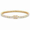 Valentine Special Gift Round Cut 5.40Ct Natural Diamond Tennis Bracelet 14k Gold