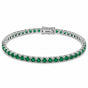 14k Yellow Gold 4.75Ct Round Natural Diamond Certified Exquisite Tennis Bracelet