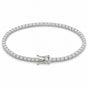 14k Gold 6Ct Round Cut Certified Natural Diamond Tennis Bracelet Dazzling GH/SI