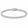 14k White Gold Sparkling Wedding Tennis Bracelet Certified Natural Diamond 6Ct