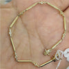 2Ct Round Cut Natural Diamond GH/SI Tennis Women's Bracelet 14k Yellow Gold
