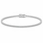 3.50Ct Round EF/VVS Certified Lab-Grown Diamond Tennis Bracelet 18k Solid Gold