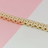 Women's Tennis Bracelet 14k Yellow Gold 4.20Ct Round Natural GH/VS Diamond - Image 3 - GEMHUB & CO.